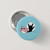 ピンクナルファルASL愛する – ろう文化デザイン 缶バッジ (正面&裏面)