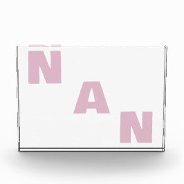 ピンクナンおばあちゃんの家族の写真コラージュ フォトブロック