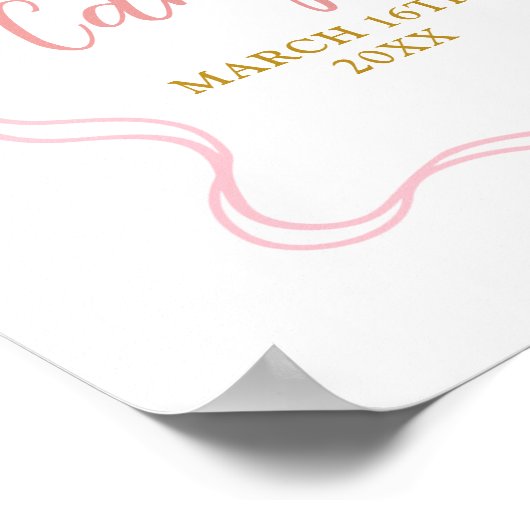 ピンクナースコケット卒業パーティー ポスター (角)