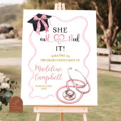 ピンクナースコケット卒業パーティー ポスター