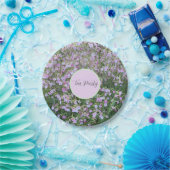 ピンクニコティアナフローラティーパーティー ペーパープレート (パーティー)