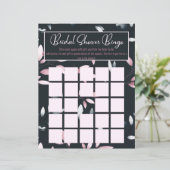 ピンクネイビーエレガントソフトウォーター色ブライダルビンゴ (スタンド正面)