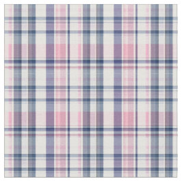 ピンクネイビー名門私立校風のホワイトマドラススタイルプレイドSz2#3 ファブリック