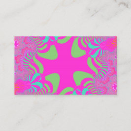 ピンクネオンクロス 名刺