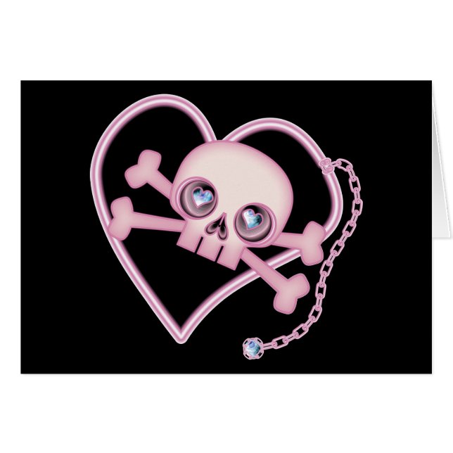 ピンクネオンスカル (正面横)