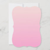 ピンクネオンパーティの招待状 招待状 (裏面)