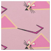 ピンクネズミ ファブリック (クローズアップ)