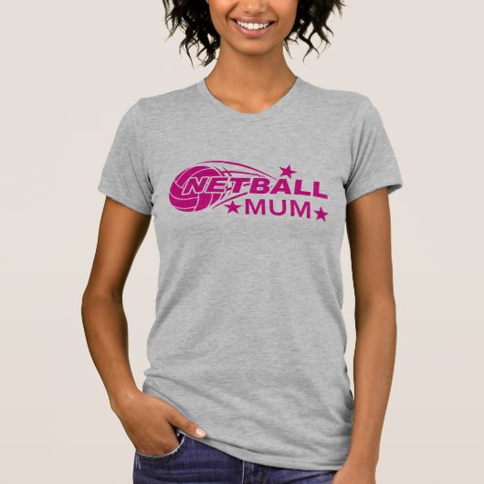 ピンクネットボールムーム Tシャツ (正面)