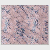 ピンクネービーブルー  ラッピングペーパー (フラット)