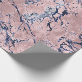 ピンクネービーブルー  ラッピングペーパー (角)