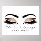 ピンクネームメイクアップアーティスト美しいスタジオラッシュズ ポスター (正面)
