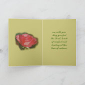 ピンクノックアウト祈りの言葉カーカスタマイズド – カード (内部)