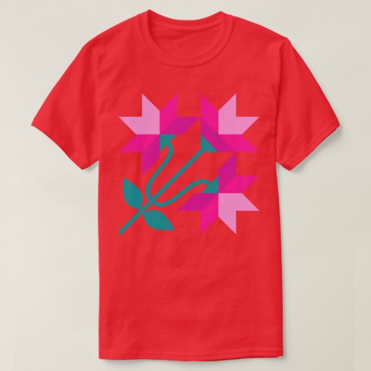ピンクノースオリナリリー Tシャツ (デザイン正面)