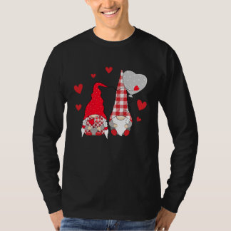 ピンクノームラブレター柄ハートバルーン バレンタインデー Tシャツ