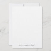 ピンクハイドランゲア結婚式招待状 招待状 (裏面)