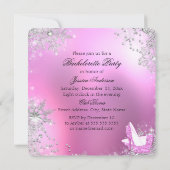 ピンクハイヒールシューズバチェロレッテ招待状 招待状 (裏面)