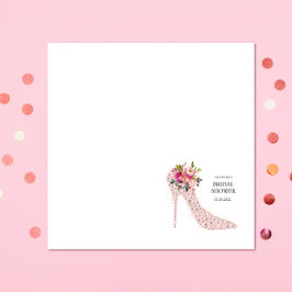 ピンクハイヒールブライダルシャワー スタンダードカクテルナプキン