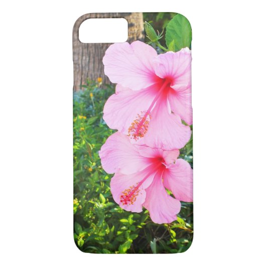 ピンクハイビスカスの花 Case-Mate iPhoneケース (裏面)
