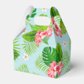 ピンクハイビスカスパームギフトボックス フェイバーボックス (正面サイド)