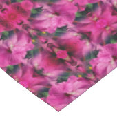 ピンクハイビスカスフラワー抽象芸術 テーブルクロス (アングル)