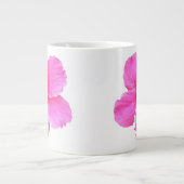 ピンクハイビスカス ジャンボコーヒーマグカップ (正面)