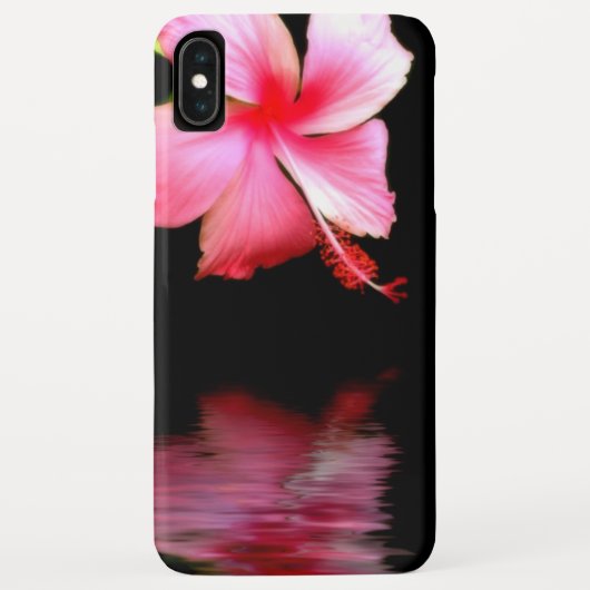 ピンクハイビスカスiPhone XS Maxケース Case-Mate iPhoneケース (裏面)