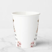 ピンクハイランドカウバースデーパーティー 紙コップ (左)