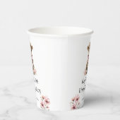 ピンクハイランドカウバースデーパーティー 紙コップ (右)