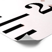 ピンクハイランドカウ子牛成長チャート ポスター (角)