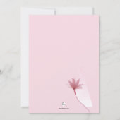 ピンクハイ招待状 招待状 (裏面)