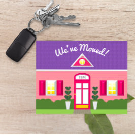 ピンクハウスドリームホームニューアドレスハガキ 案内ポストカード