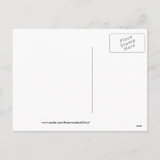 ピンクハグとキス |ハート |バレンタインデー シーズンポストカード (裏面)