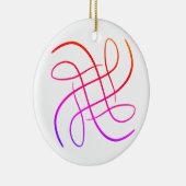 ピンクハシーマンダラ#8 セラミックオーナメント (右)