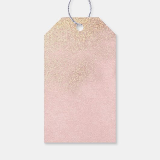 ピンクハチミツ結婚式の引き出物ありがとう ギフトタグ (裏面)