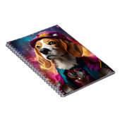 ピンクハットにビーグル ノートブック (右側)