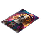 ピンクハットにビーグル ノートブック (左側)