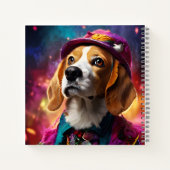 ピンクハットにビーグル ノートブック (裏面)