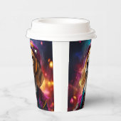 ピンクハットにビーグル 紙コップ (右)