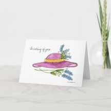 ピンクハットカード