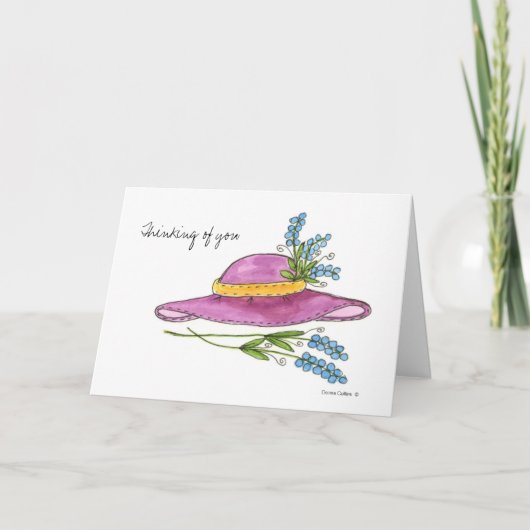 ピンクハットカード カード (正面)