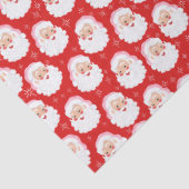 ピンクハットヴィンテージクリスマスのサンタクロース 薄葉紙 (詳細)