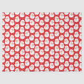 ピンクハットヴィンテージクリスマスのサンタクロース 薄葉紙 (正面)