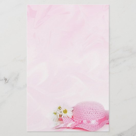 ピンクハット 便箋 (正面)