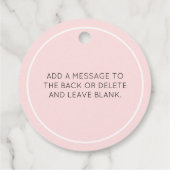 ピンクハッピーイースターバニー フェイバータグ (裏面)