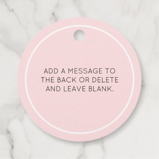 ピンクハッピーイースターバニー フェイバータグ (裏面)