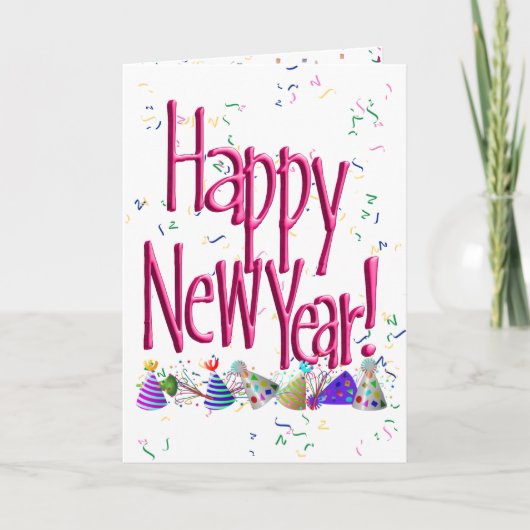 ピンクハッピーニューイヤー！ シーズンカード (正面)
