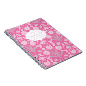 ピンクハミングバードコケパーソナライズされたット組成物 ノートブック (右側)