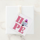 ピンクハミングバードフォトホープラベル フェイバータグ (インサイチュ)