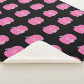 ピンクハロウィンジャックオランタン シェルパブランケット (3/4)