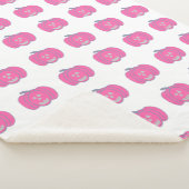 ピンクハロウィンジャックオランタン シェルパブランケット (3/4)